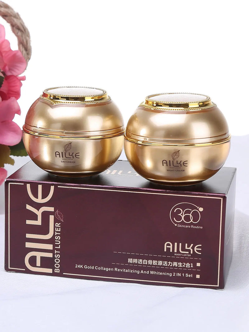 AILKE cosméticos cuidados da pele facial conjuntos hidratantes branqueamento mulheres adormecidas beleza creme rugas produtos faciais feminino Atacado