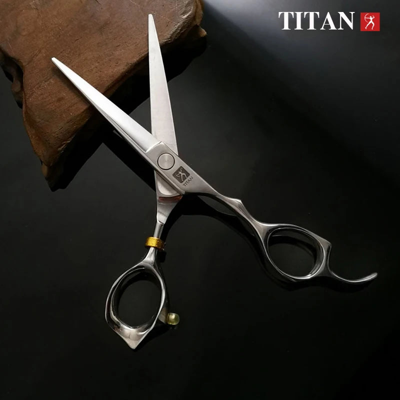 Titan 3D Tesoura Barbeiro Profissional Cabeleireiro Tesouras Máquina de corte de cabelo Barbearia Tesoura de cabelo