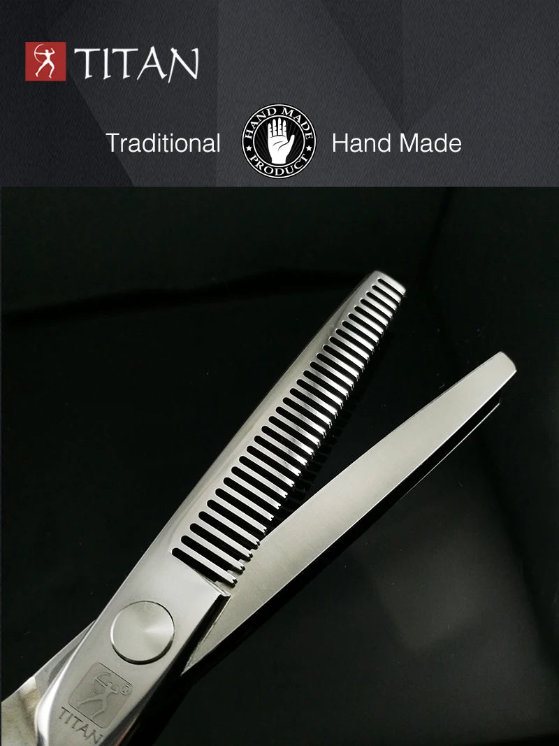 Titan 3D Tesoura Barbeiro Profissional Cabeleireiro Tesouras Máquina de corte de cabelo Barbearia Tesoura de cabelo