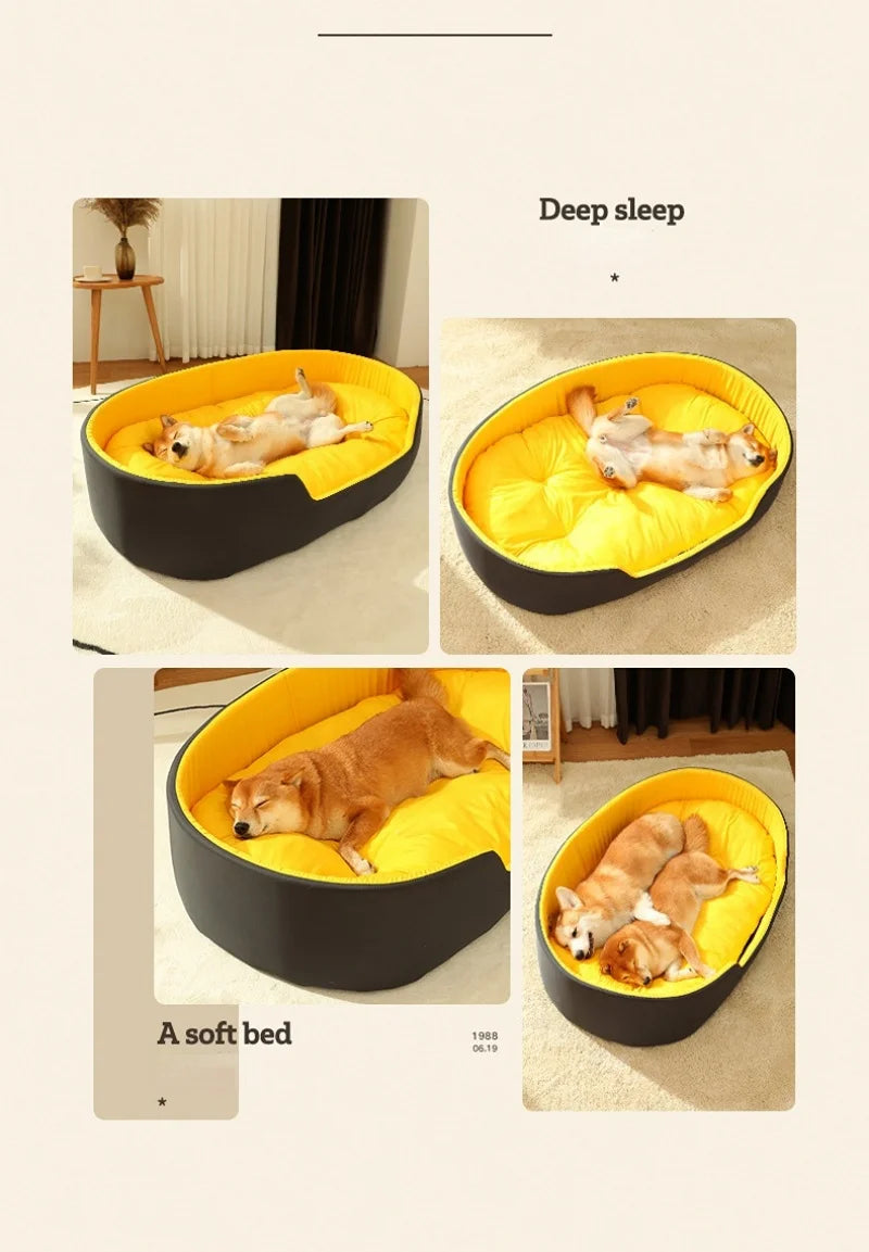 Pet Dog Bed Four Seasons Universal Big Size Extra Large Dogs House Sofa Kennel Soft Pet Dog Cat Warm Bed S-XL Acessórios para animais de estimação