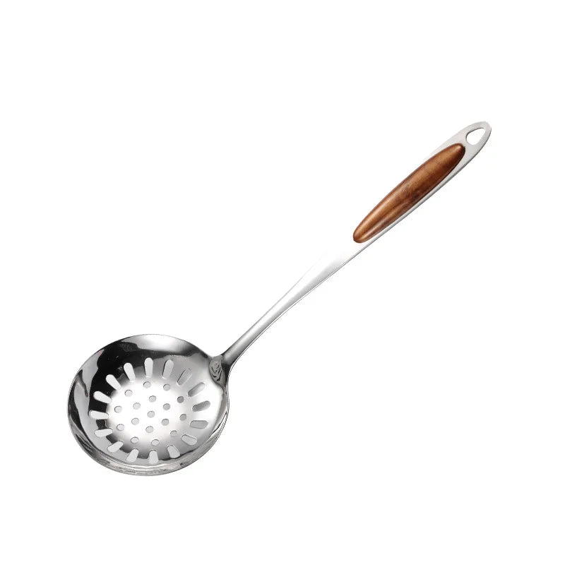 Aço Inoxidável Ferramenta de Cozinha set Frigideira Pá Arroz Sopa Colher Colander Carne Garfo Non Stick Utensílios de Cozinha Acessórios De Cozinha