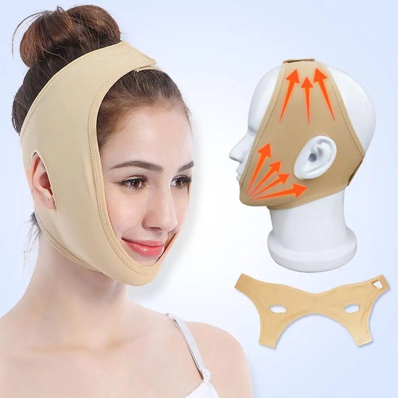 Bandagem Elástica Facial Fitas Emagrecedoras V Linha Shaper Chin Cheek Face Lift Devices Jawline Facial Massager Rugas Mulheres Beauty Care