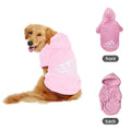 Outono inverno Roupas quentes para cães Adidog Dog Hoodies Pet Warm Coat for Medium Large Dog Jacket Sweater Puppy French Bulldog Clothes