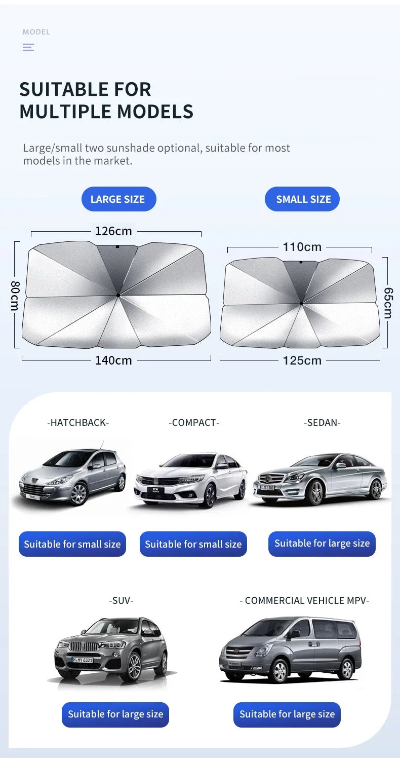 Guarda-sol de isolamento de carro para BMW X1 X2 X3 X4 X5 X6 X7 G01 F10 F15 F49 F30 F85 G05 G08 F25 E84 E83 E71 E70 Acessório de carro