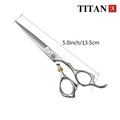 Titan 3D Tesoura Barbeiro Profissional Cabeleireiro Tesouras Máquina de corte de cabelo Barbearia Tesoura de cabelo