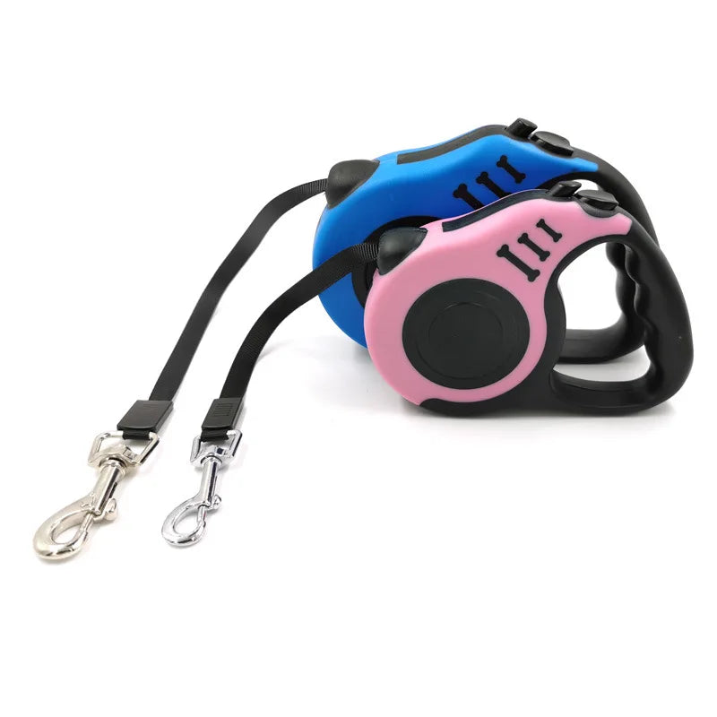 3 Metros 5 Metros Retrátil Dog Leash Pet Leash Traction Rope Belt Automatic Flexible Leash For Small Medium Large Dog Produto