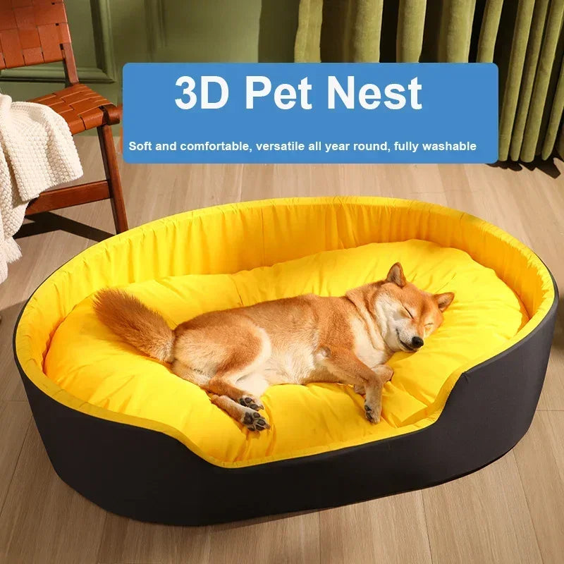 Pet Dog Bed Four Seasons Universal Big Size Extra Large Dogs House Sofa Kennel Soft Pet Dog Cat Warm Bed S-XL Acessórios para animais de estimação