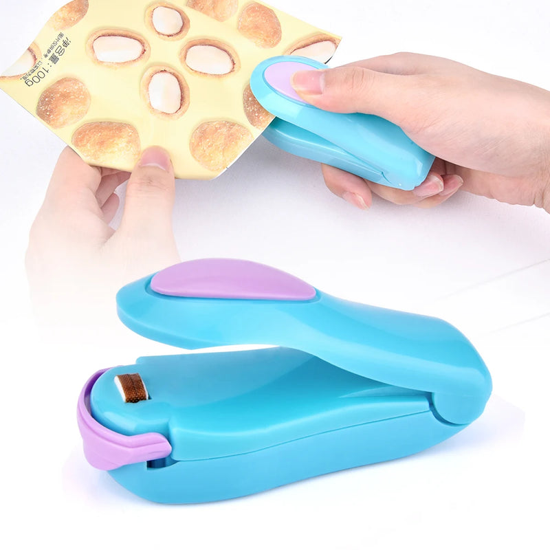 Acessórios de cozinha Ferramentas Mini Portátil Food Clip Heat Sealing Machine Seladora Home Snack Bag Sealer Utensílios de Cozinha Gadget Item