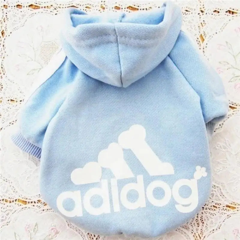 Outono inverno Roupas quentes para cães Adidog Dog Hoodies Pet Warm Coat for Medium Large Dog Jacket Sweater Puppy French Bulldog Clothes